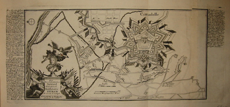 Bodenehr Gabriel (1664-1758) Das Durch Gottlichen Beystand Glucklich entsetzte Turin A. 1706 d. 7 Sept. 1715 ca. Augsburg 